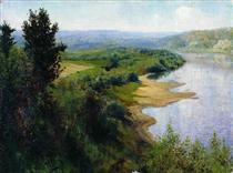 A river - Wassili Dmitrijewitsch Polenow