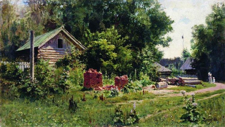 A yard, 1881 - Vasily Polenov