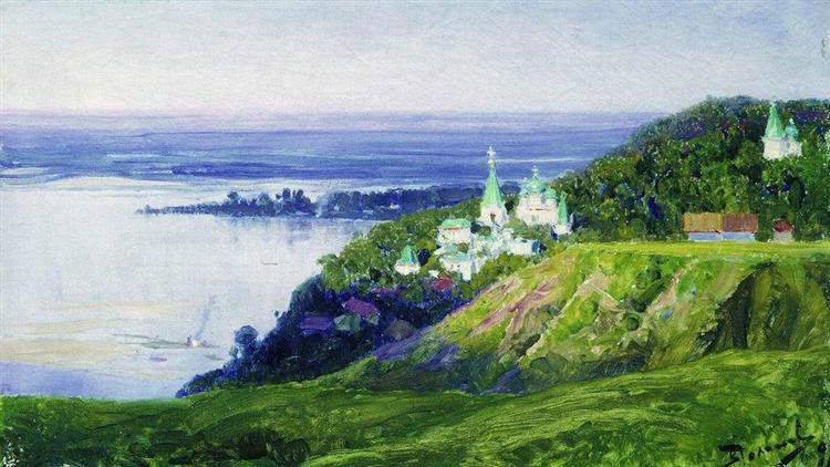 Monastery over the river, 1898 - Vasily Polenov