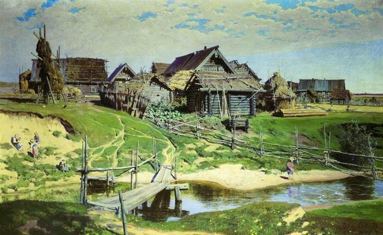 Russian Village, 1889 - Wassili Dmitrijewitsch Polenow
