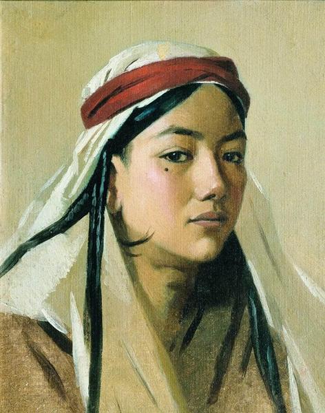 Portrait of a bacha, c.1867 - Wassili Wassiljewitsch Wereschtschagin