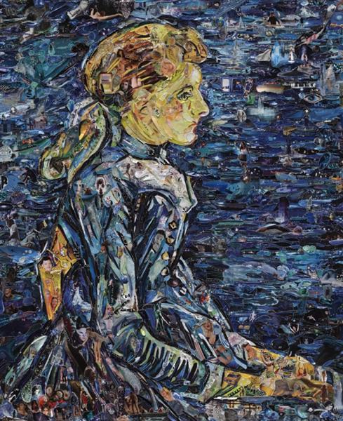 Portrait of Adeline Ravoux, after Van Gogh (Pictures of Magazines 2), 2012 - Vik Muniz