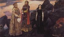 Trois Princesses du royaume souterrain - Viktor Vasnetsov