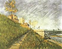 Banks of the Seine near Pont de Clichy - Vincent van Gogh