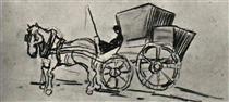 Carriage Drawn by a Horse - Vincent van Gogh