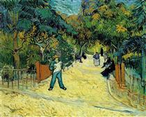 Entrance to the Public Garden in Arles - Vincent van Gogh