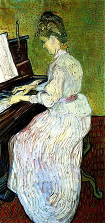 Marguerite Gachet at the Piano - Вінсент Ван Гог