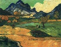 Mount Gaussier with the Mas de Saint-Paul - Vincent van Gogh