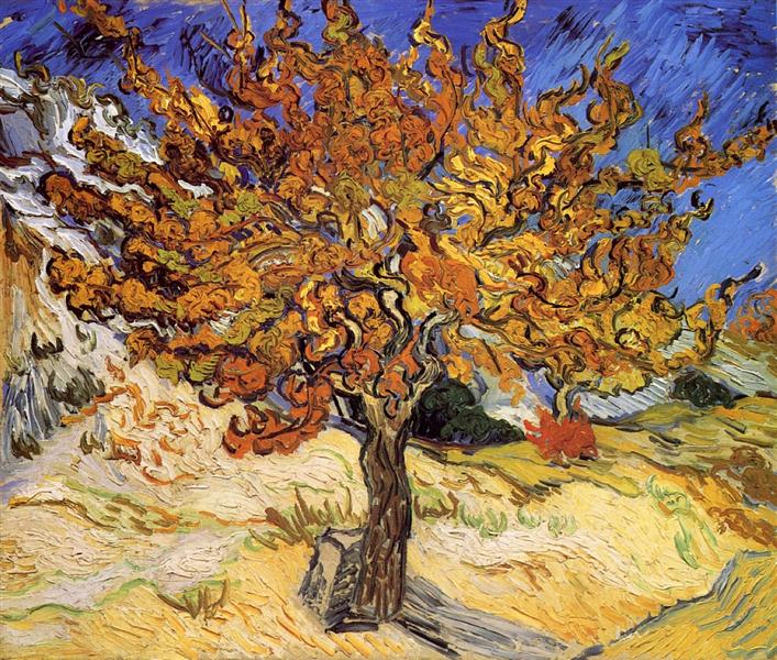 Mulberry Tree, 1889 - Винсент Ван Гог