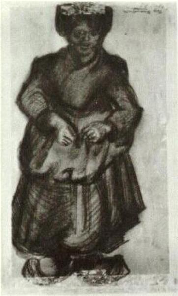 Peasant Woman, 1885 - 梵谷