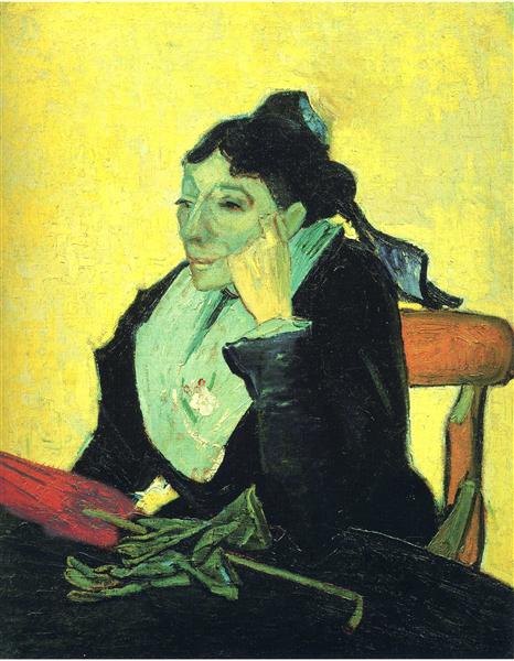 Portrait of Madame Ginoux (L'Arlesienne), 1888 - Винсент Ван Гог