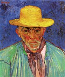 Portrait of Patience Escalier, Shepherd in Provence - Vincent van Gogh