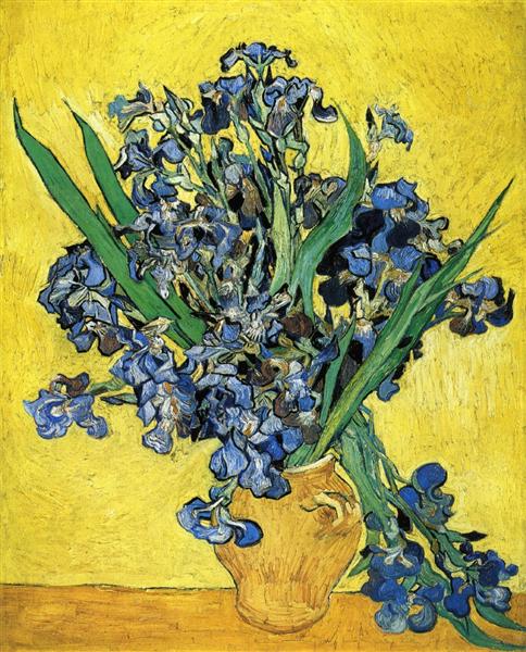 Still Life with Irises, 1890 - 梵谷