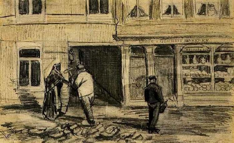 The Bakery in de Geest, 1882 - Vincent van Gogh