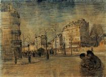 The Boulevard de Clichy - Vincent van Gogh