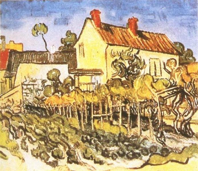 Будинок батька Елуа, 1890 - Вінсент Ван Гог