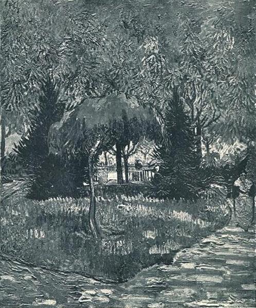The Park at Arles with the Entrance Seen through the Trees, 1888 - Винсент Ван Гог