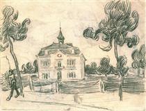The Town Hall at Auvers - Vincent van Gogh