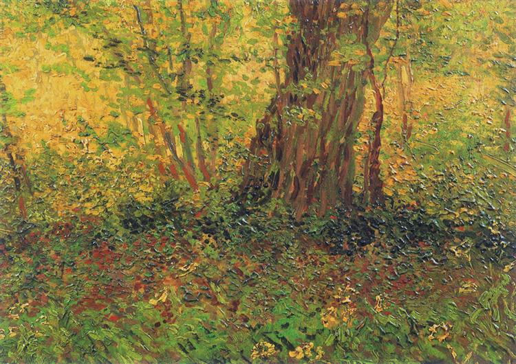 Undergrowth, 1887 - 梵谷
