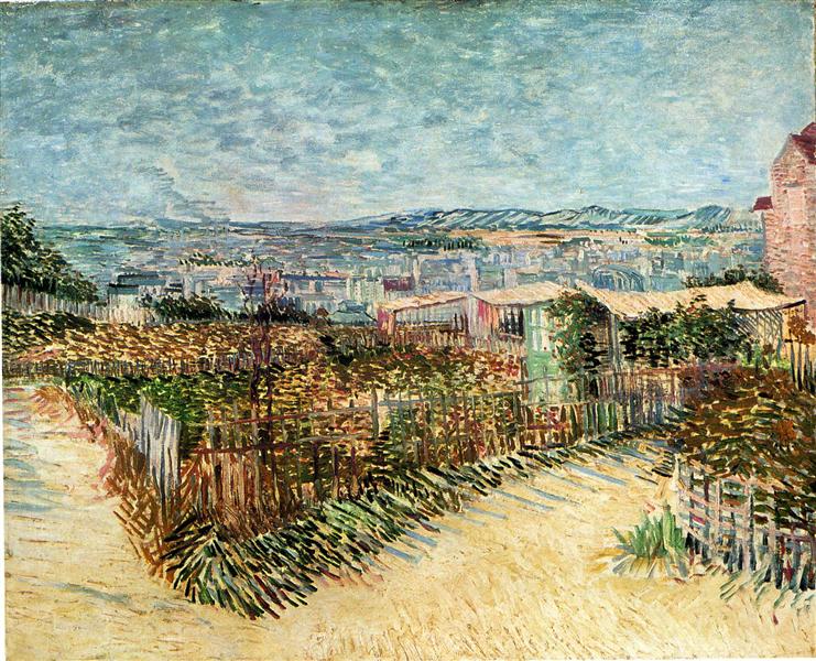 Vegetable Gardens in Montmartre, 1887 - Vincent van Gogh