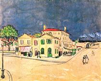 Vincent's House in Arles (The Yellow House) - Винсент Ван Гог