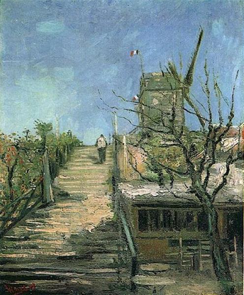 Вітряк на Монмартрі, 1886 - Вінсент Ван Гог
