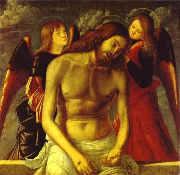 The Dead Christ Supported by Angels., c.1502 - Vittore Carpaccio
