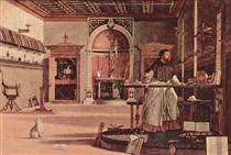 Vision of St. Augustine - Vittore Carpaccio