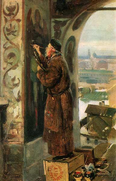 Iconographer, 1891 - Vladimir Makovsky