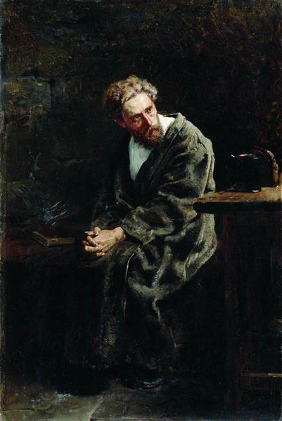 The Prisoner, 1882 - Vladímir Makovski