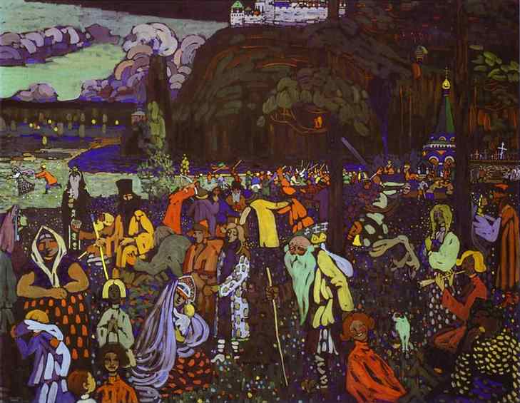 Colorful life, 1907 - Wassily Kandinsky