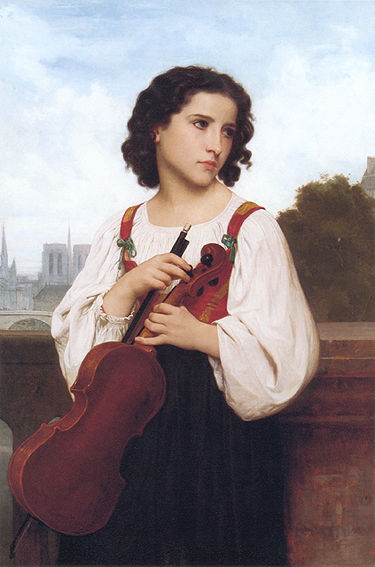 Sola en el mundo, 1867 - William-Adolphe Bouguereau
