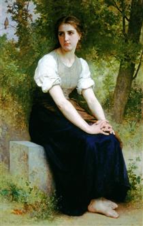 The Song of the Nightingale - William-Adolphe Bouguereau
