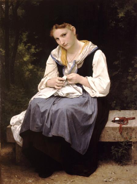 Young Worker, 1869 - William Adolphe Bouguereau