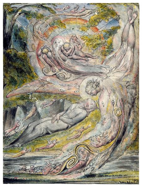 Milton`s Mysterious Dream, 1816 - 1820 - William Blake
