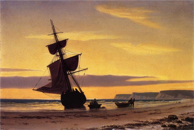 Scène côtière, 1860 - William Bradford