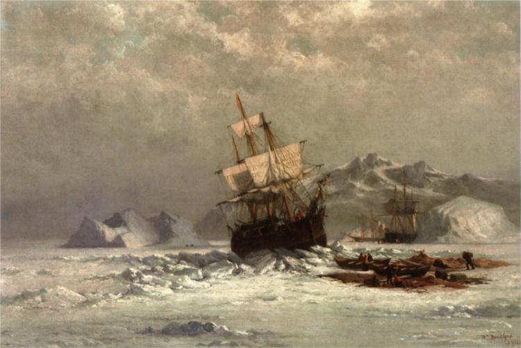 Locked in Ice, 1882 - William Bradford