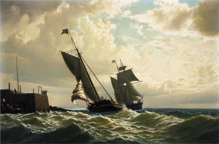 Making Harbor, 1862 - Уильям Брэдфорд