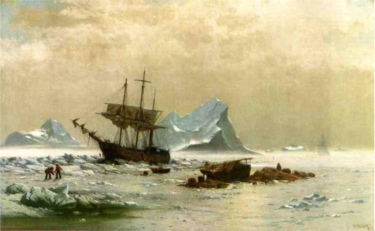 The Ice Floes, 1878 - Вільям Бредфорд
