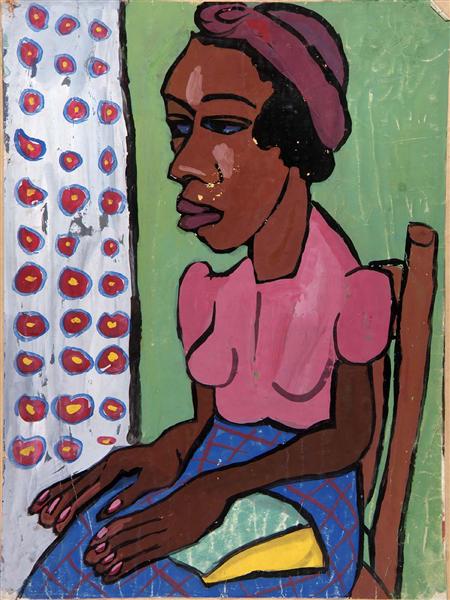 Seated Woman in Pink Blouse, 1939 - William H. Johnson