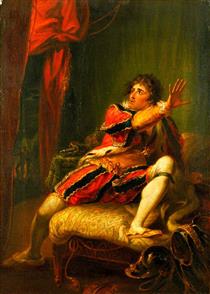 John Philip Kemble (1757–1823), as Richard in 'Richard III' by William Shakespeare - William Hamilton
