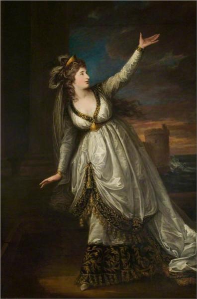 Mrs Sarah Siddons (1755–1831), as Euphrasia, 1784 - Уильям Гамильтон