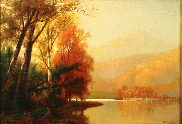 Autumn on the Lake, 1877 - Уильям Харт