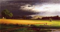 Harvest Scene - Valley of the Delaware - Уильям Харт