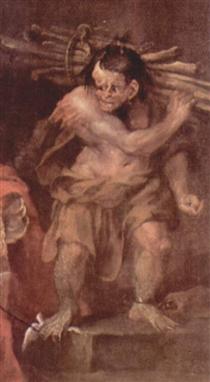 Caliban from "The Tempest" of William Shakespeare - William Hogarth