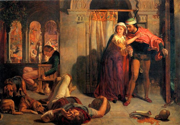 The Eve of St. Agnes, 1847 - 1867 - Уильям Холман Хант