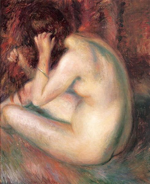 Back of nude, c.1933 - William James Glackens