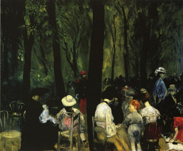Under the Trees, Luxembourg Gardens, 1906 - William James Glackens