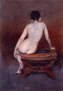 Back of a Nude - Уильям Меррит Чейз