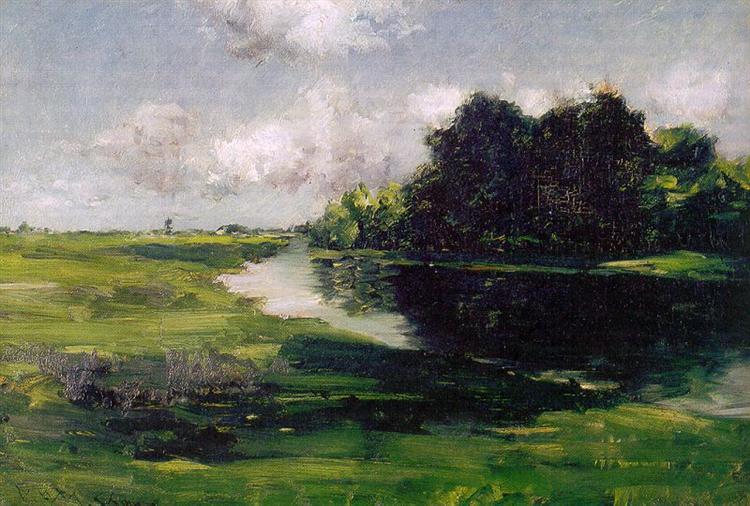 Long Island Landscape after a Shower of Rain, 1885 - 1889 - William Merritt Chase